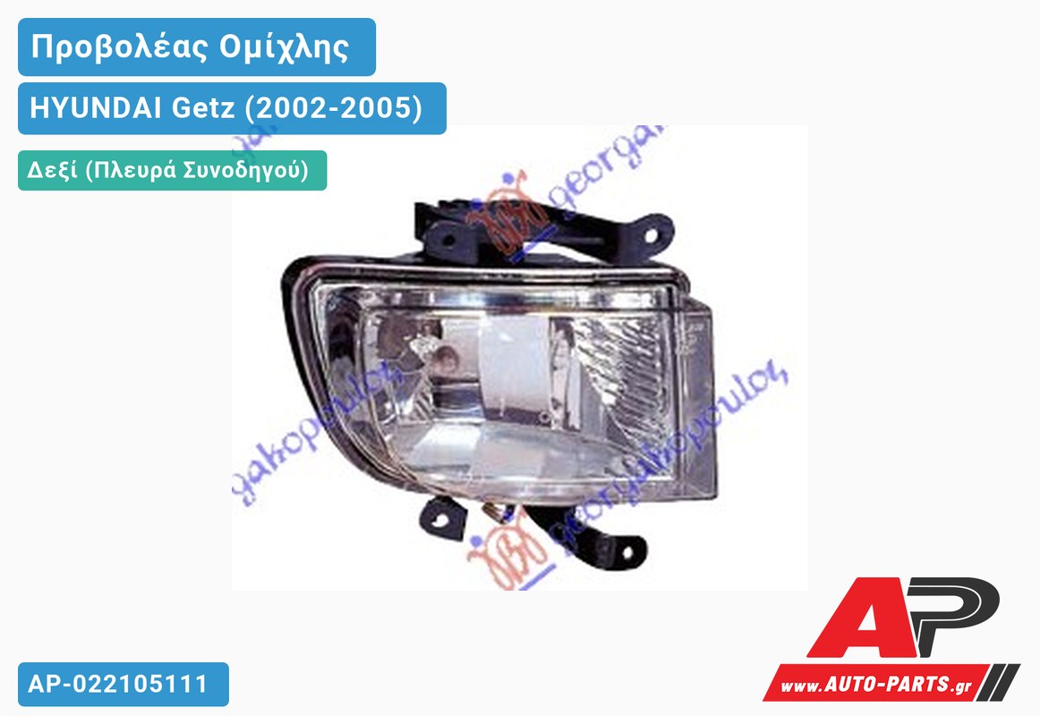 ΠΡΟΒΟΛΕΑΣ ΟΜΙΧΛ. Δεξιός HYUNDAI Getz (2002-2005)