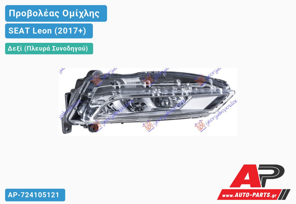 Προβολέας Ομίχλης LED (CUPRA) (HELLA) Δεξιός SEAT Leon (2017+)