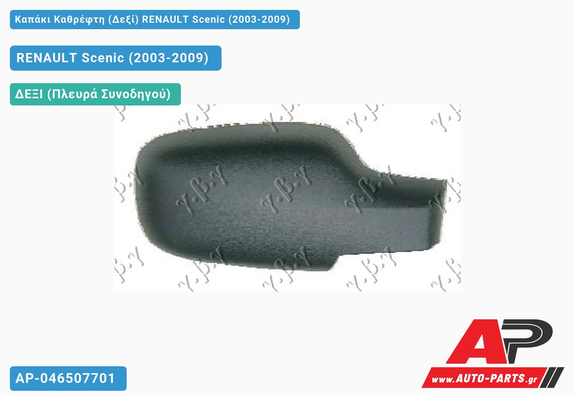 Καπάκι Καθρέφτη (Δεξί) RENAULT Scenic (2003-2009)
