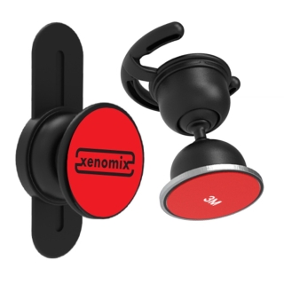 Βαση Στήριξης Xenomix Popslide Series Κινητου/Tablet με Λαβη Pop Socket Και Slider για Ταμπλο (Μαυρο)