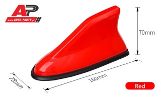 JS Racing Hybrid Aero Antenna - Διαστάσεις