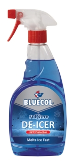 Αντιπαγωτικο Υγρο Τζαμιων Σε Σπρει -36Oc Bluecol De-Icer 500Ml