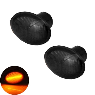 DYNAMIC LED Σετ Φλας Φτερού Φιμέ FIAT 500 2007-2015