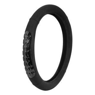 Καλυμμα Τιμονιου Gel Grip (S) 35/37Cm Μικροινεσ/Τζελ Μαυρο Αοσμο Eco-Friendly