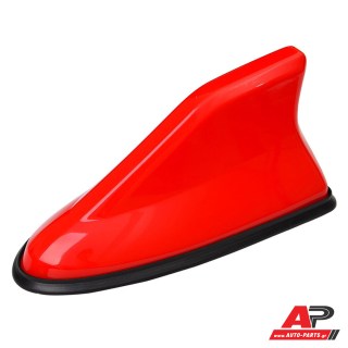 JS Racing Hybrid Aero Antenna - Νέος τύπος Κεραία Οροφής Αυτοκινήτου (τύπου Πτερύγιο Καρχαρία) - Κόκκινη