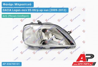 Ανταλλακτικό μπροστινό φανάρι (φως) - DACIA Logan-mcv 05-08/p.up-van (2009-2012) - Δεξί (πλευρά συνοδηγού)