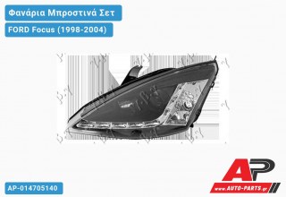 Φανάρια Μπροστινά Σετ Τύπου Α5-02 Μαύρο FORD Focus (1998-2004)