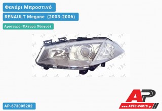 Ανταλλακτικό μπροστινό φανάρι (φως) - RENAULT Megane [Cabrio] (2003-2006) - Αριστερό (πλευρά οδηγού) - Xenon
