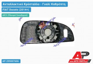 Κρύσταλλο Καθρέφτη (Κάτω Κομμάτι ) (CONVEX Glass) (Δεξί) FIAT Ducato (2014-2020)