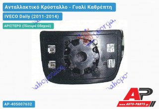 Κρύσταλλο Καθρέφτη Θερμαινόμενο (Κάτω Κομμάτι ) (CONVEX Glass) (Αριστερό) IVECO Daily (2011-2014)