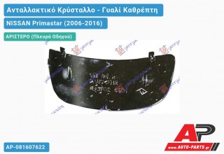 Κρύσταλλο Καθρέφτη (KATΩ ΚΟΜΜΑΤΙ) (CONVEX Glass) (Αριστερό) NISSAN Primastar (2006-2016)