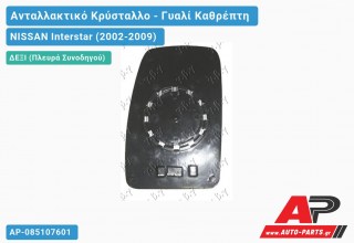 Κρύσταλλο Καθρέφτη 03- (Άνω ΚΟΜΜΑΤΙ) (CONVEX Glass) (Δεξί) NISSAN Interstar (2002-2009)