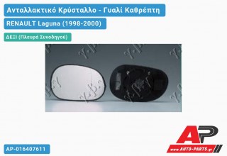 Κρύσταλλο Καθρέφτη Θερμαινόμενο (ASPHERICAL Glass) (Δεξί) RENAULT Laguna (1998-2000)