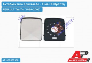 Κρύσταλλο Καθρέφτη -03 (Άνω ΚΟΜΜ) (CONVEX Glass) RENAULT Traffic (1980-2002)