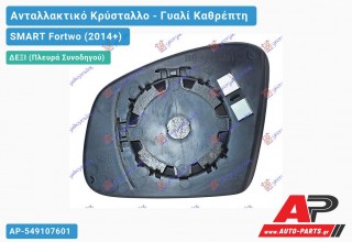Κρύσταλλο Καθρέφτη (CONVEX Glass) (Δεξί) SMART Fortwo (2014-2020)