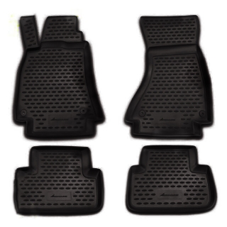 Άοσμα Μαύρα Πατάκια Σκαφάκια 3D για AUDI A4 (B7) (2004-2007) - B7