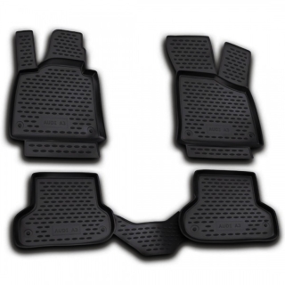 Άοσμα Μαύρα Πατάκια Σκαφάκια 3D για AUDI A3 (8P) (2008-2012) - 3-Θυρο