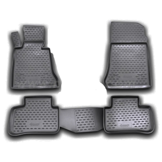 Άοσμα Μαύρα Πατάκια Σκαφάκια 3D για MERCEDES-BENZ GLK-Class (X204) (2012-2015)