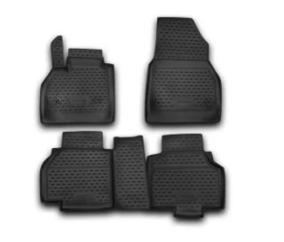 Πατάκια Σκαφάκια Μαύρα Element για RENAULT Kangoo (2013-2021) - 4 τμχ.