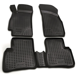 Άοσμα Μαύρα Πατάκια Σκαφάκια 3D για HYUNDAI Accent  (2003-2005) - 5-Θυρο