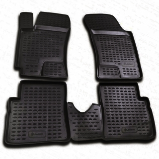 Άοσμα Μαύρα Πατάκια Σκαφάκια 3D για HYUNDAI Getz (2006-2010) - 5-Θυρο