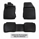 Πατάκια Σκαφάκια Μαύρα Element για FORD Transit (2006-2013) - Συμβ: Combi, 2 τμχ.