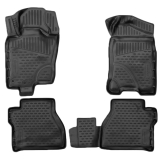 Πατάκια Σκαφάκια Μαύρα Element για NISSAN Navara Pickup (D23) Np300  (2015+) - (4Θυρο)
