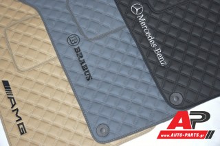 Πατάκια Mercedes σε Μπεζ, Γκρι και Μαύρο χρώμα - Φωτογραφία auto-parts.gr