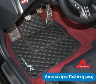 Αυτοκίνητο Πελάτη μας με κεντητά λογότυπα Type R - Φωτογραφία auto-parts.gr