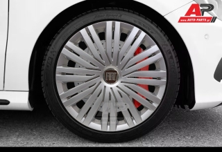 Άθραυστα Τάσια AK 13" Ασημί για FIAT (Punto, 500, Bravo, Panda κα.) (4 τμχ)