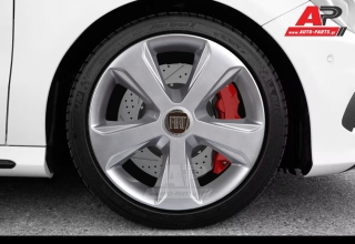 Άθραυστα Τάσια AK 13" Ασημί για FIAT (Punto, 500, Bravo, Panda κα.) (4 τμχ)