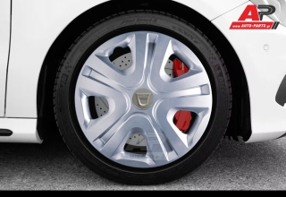 Άθραυστα Τάσια AK 13" Ασημί για DACIA (Sundero, Duster, Logan κα.) (4 τμχ)
