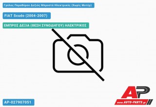 Ανταλλακτικός γρύλος παραθύρου, ΕΜΠΡΟΣ ΔΕΞΙΑ (ΘΕΣΗ ΣΥΝΟΔΗΓΟΥ) ΗΛΕΚΤΡΙΚΟΣ για FIAT Scudo (2004-2007)