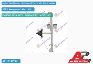 Γρύλος Παραθύρου Δεξιός Μπροστά Ηλεκτρικός (Χωρίς Μοτέρ) JEEP Renegade (2014-2018)