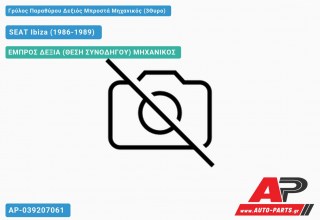 Ανταλλακτικός γρύλος παραθύρου, ΕΜΠΡΟΣ ΔΕΞΙΑ (ΘΕΣΗ ΣΥΝΟΔΗΓΟΥ) ΜΗΧΑΝΙΚΟΣ για SEAT Ibiza (1986-1989)